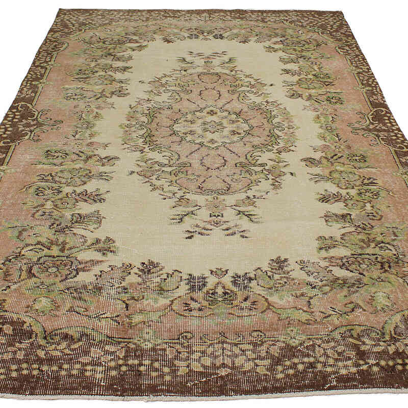 Alfombra Vintage Turca Anudada a Mano - 168 cm x 280 cm - K0082956