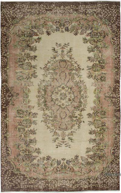 Vintage Turkish Hand-Knotted Rug - 5' 6" x 9' 2" (66" x 110")