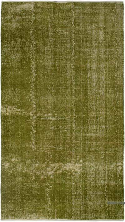 Boyalı El Dokuma Vintage Halı - 158 cm x 285 cm