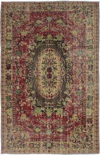 Alfombra Vintage Turca Anudada a Mano - 170 cm x 266 cm