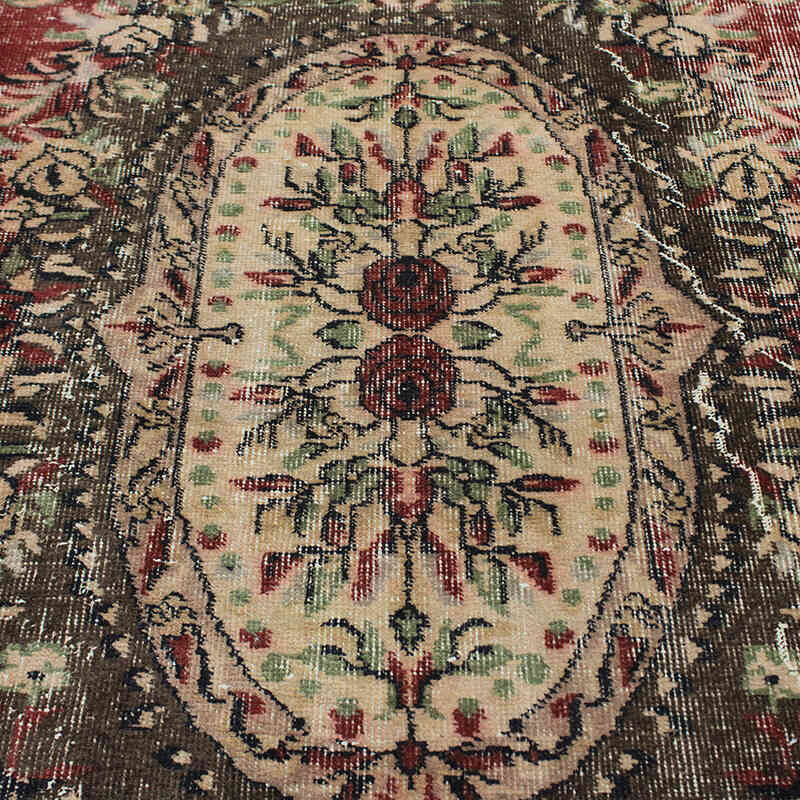 Vintage Turkish Hand-Knotted Rug - 5' 7" x 8' 9" (67" x 105") - K0082958