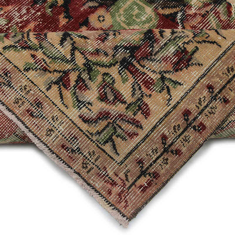 Vintage Turkish Hand-Knotted Rug - 5' 7" x 8' 9" (67" x 105") - K0082958
