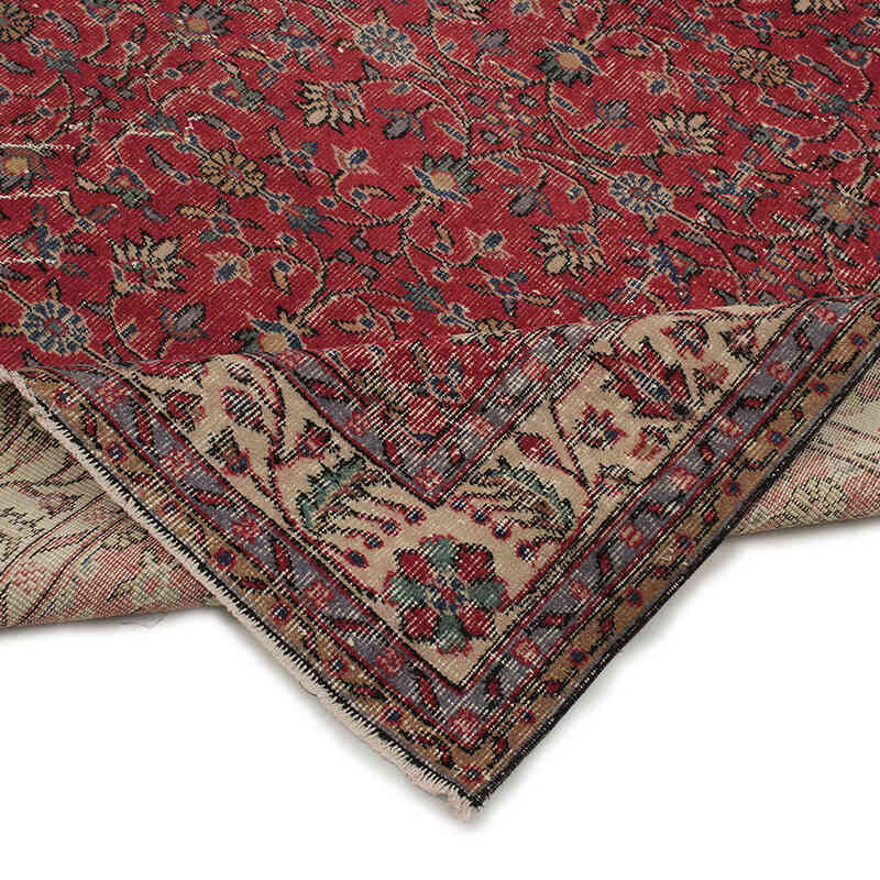 Alfombra Vintage Turca Anudada a Mano - 160 cm x 263 cm - K0082961