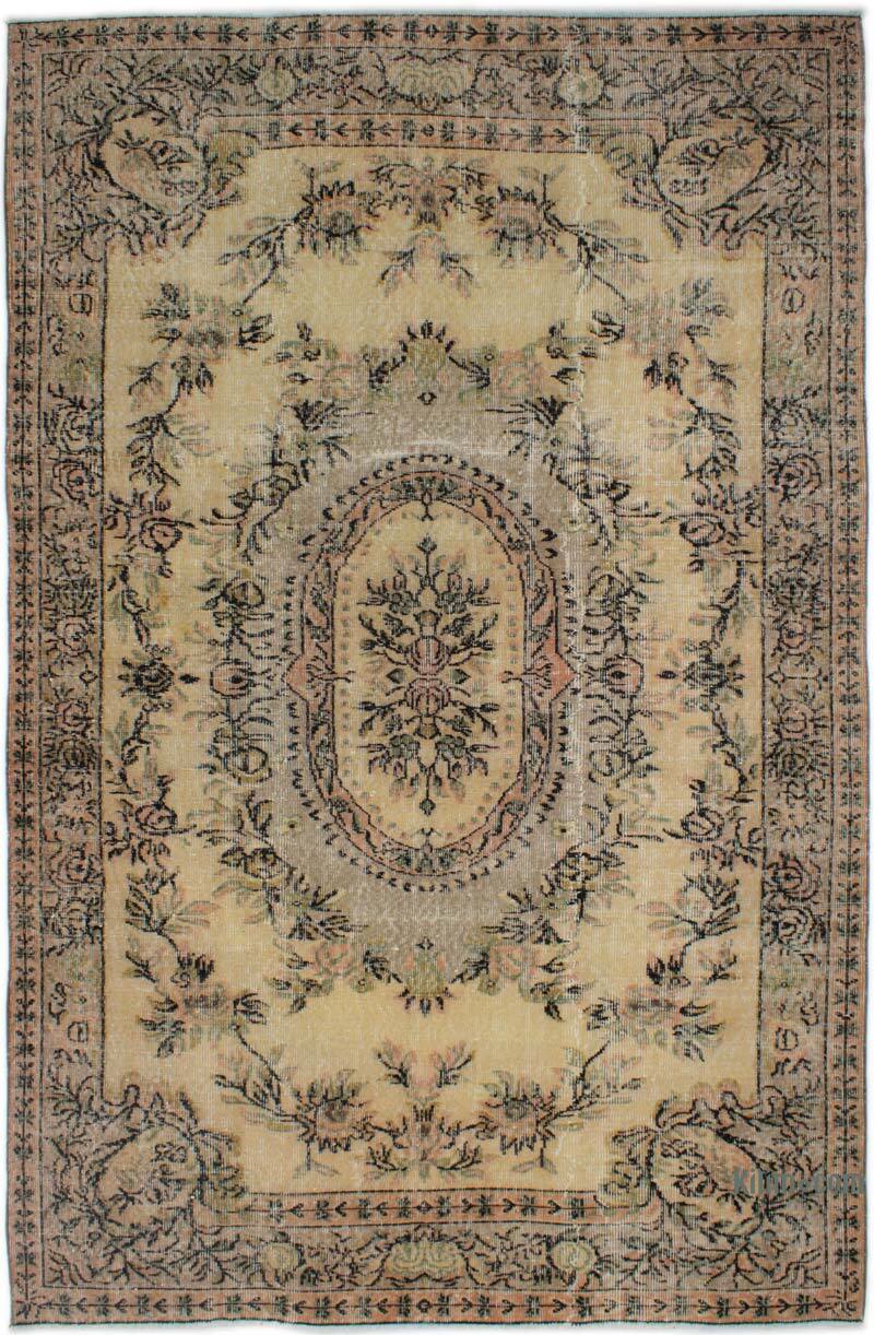 El Dokuma Vintage Halı - 168 cm x 264 cm - K0082962