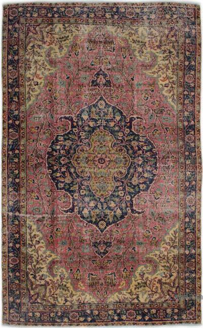 El Dokuma Vintage Halı - 156 cm x 255 cm