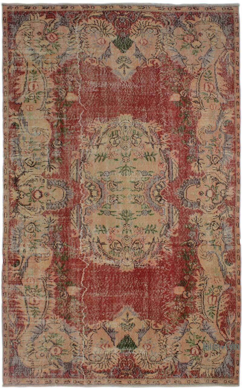 Vintage Turkish Hand-Knotted Rug - 5' 5" x 8' 9" (65" x 105") - K0082964