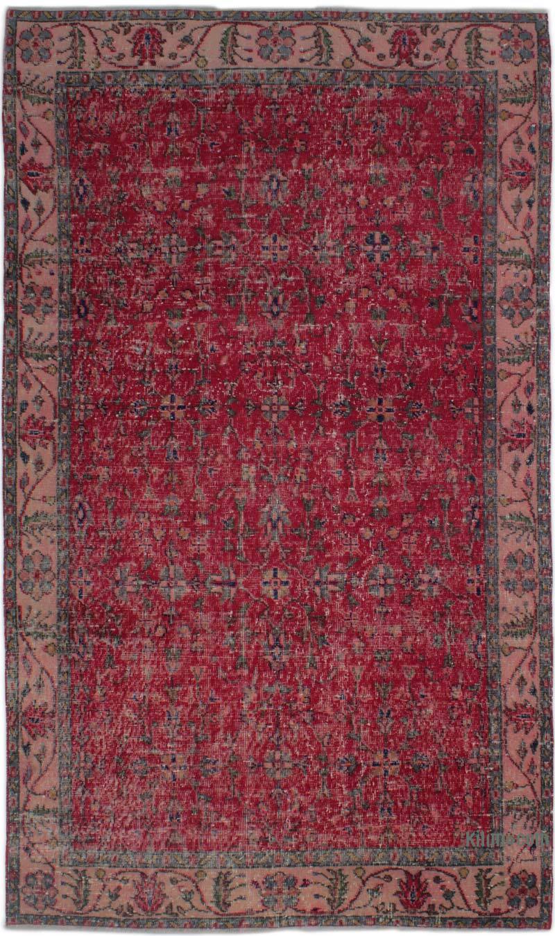 Alfombra Vintage Turca Anudada a Mano - 142 cm x 238 cm - K0082967