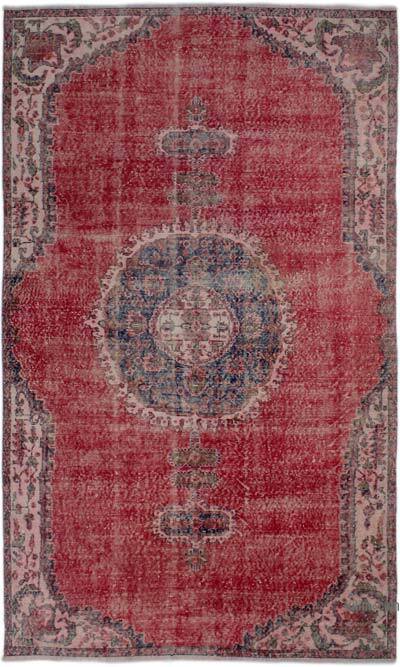 Vintage Turkish Hand-Knotted Rug - 5' 7" x 9' 4" (67" x 112")