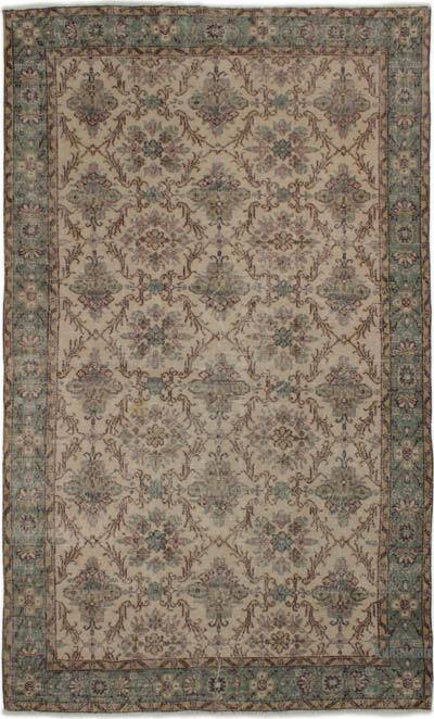 Alfombra Vintage Turca Anudada a Mano - 170 cm x 282 cm