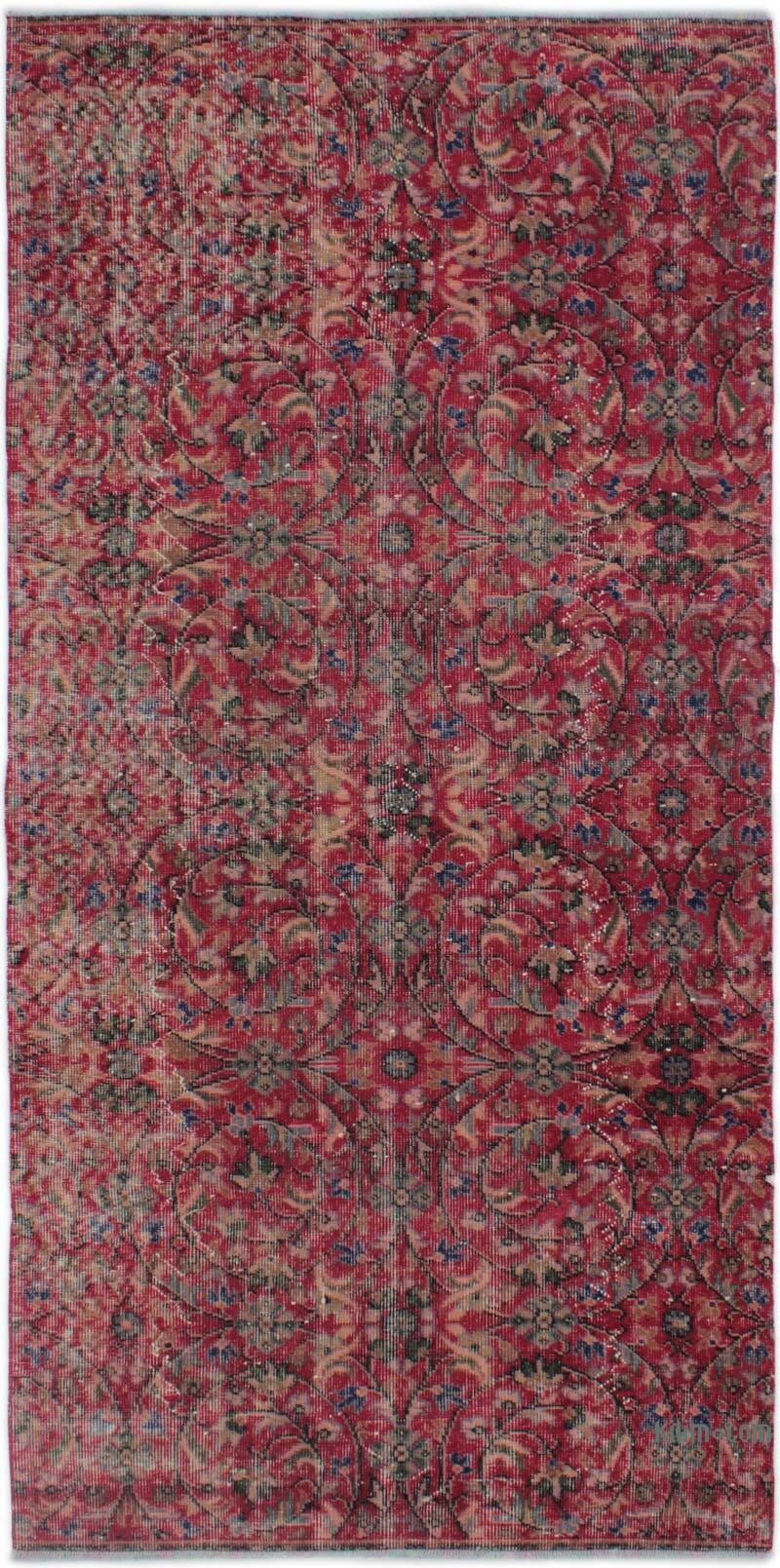 El Dokuma Vintage Halı - 115 cm x 232 cm - K0082970