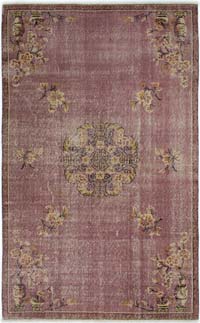 Vintage Turkish Hand-Knotted Rug - 5' 4" x 8' 8" (64" x 104")