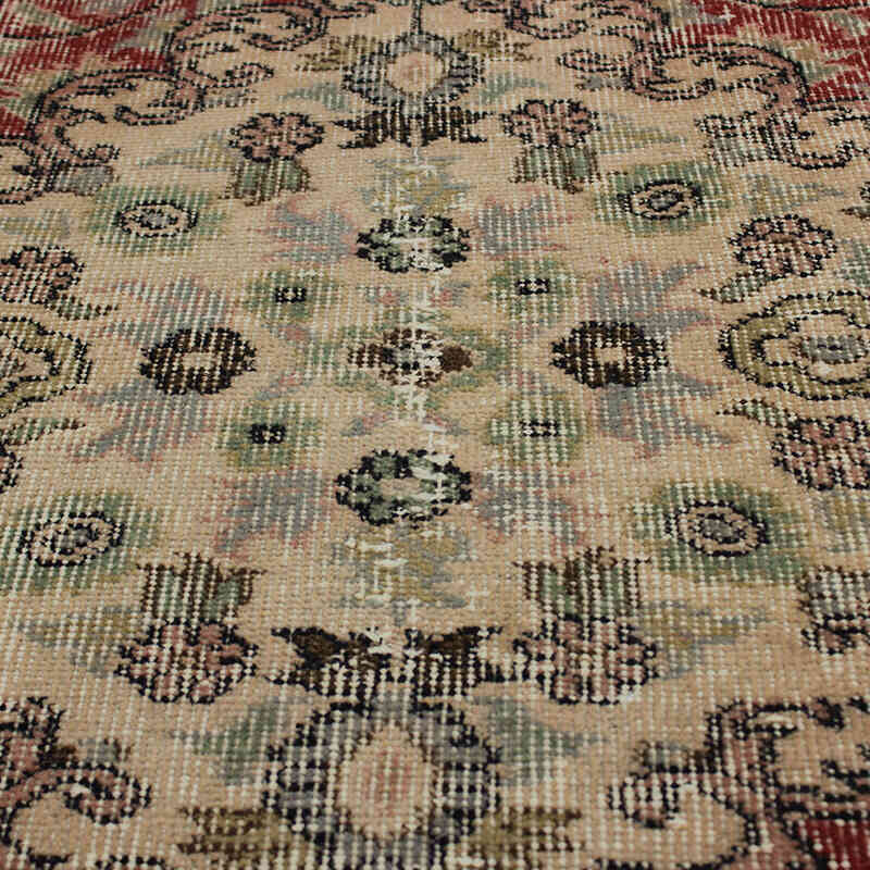 Vintage Turkish Hand-Knotted Rug - 5' 5" x 9' 1" (65" x 109") - K0082976