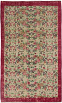 El Dokuma Vintage Halı - 156 cm x 261 cm