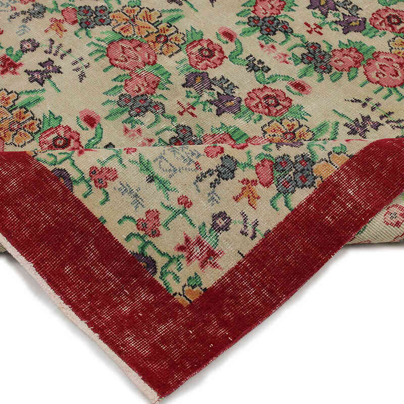Vintage Turkish Hand-Knotted Rug - 5' 1" x 8' 7" (61" x 103") - K0082977