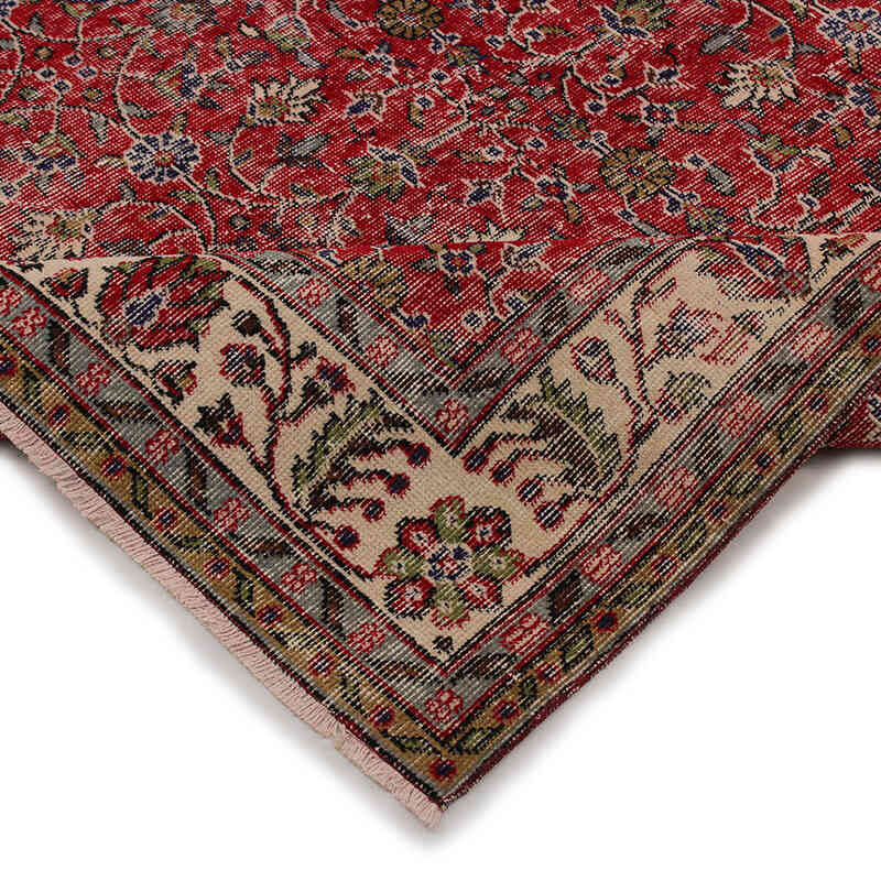 Alfombra Vintage Turca Anudada a Mano - 173 cm x 273 cm - K0082978
