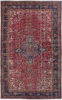 Vintage Turkish Hand-Knotted Rug - 164 cm x 271 cm