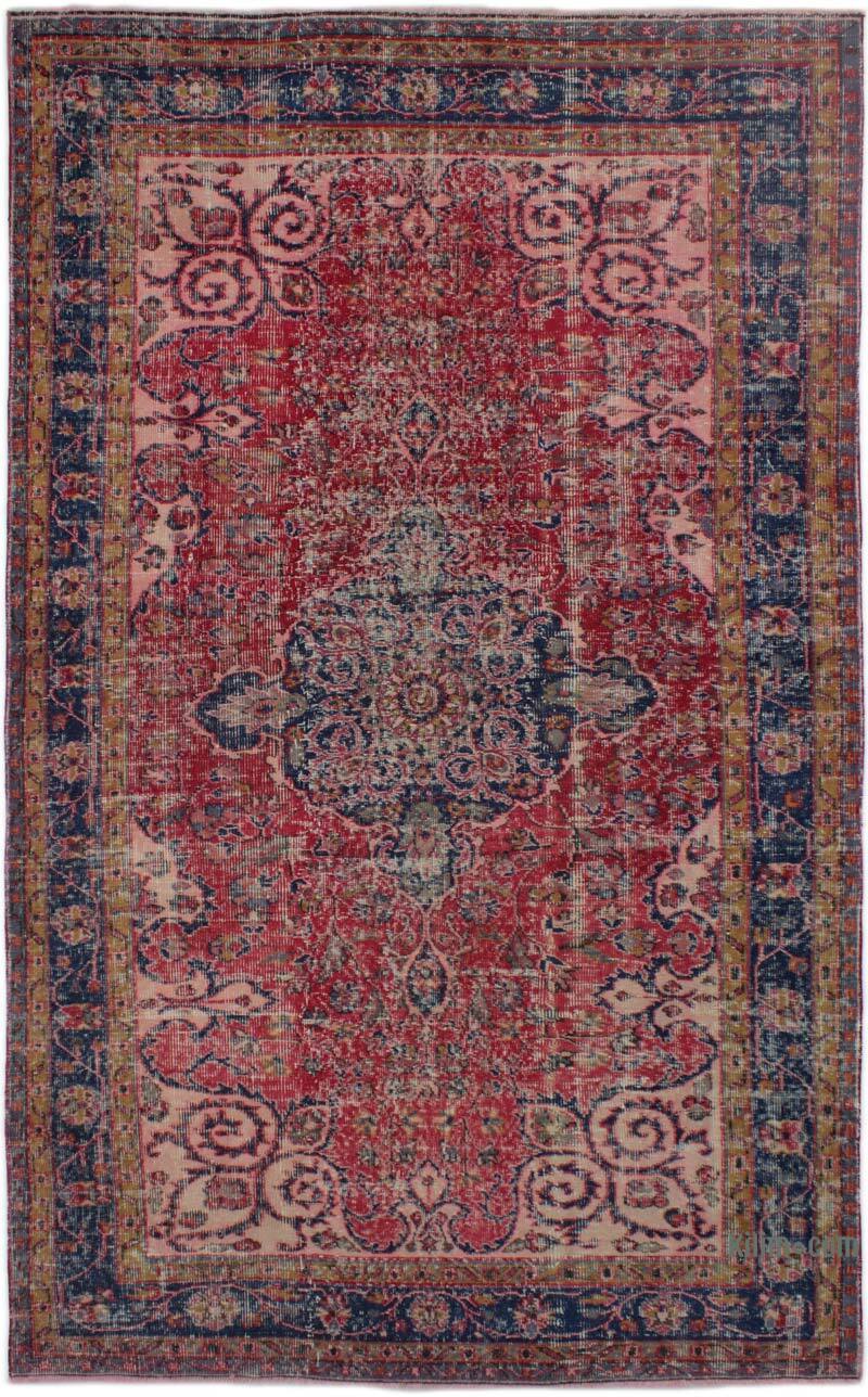 Alfombra Vintage Turca Anudada a Mano - 164 cm x 271 cm - K0082980