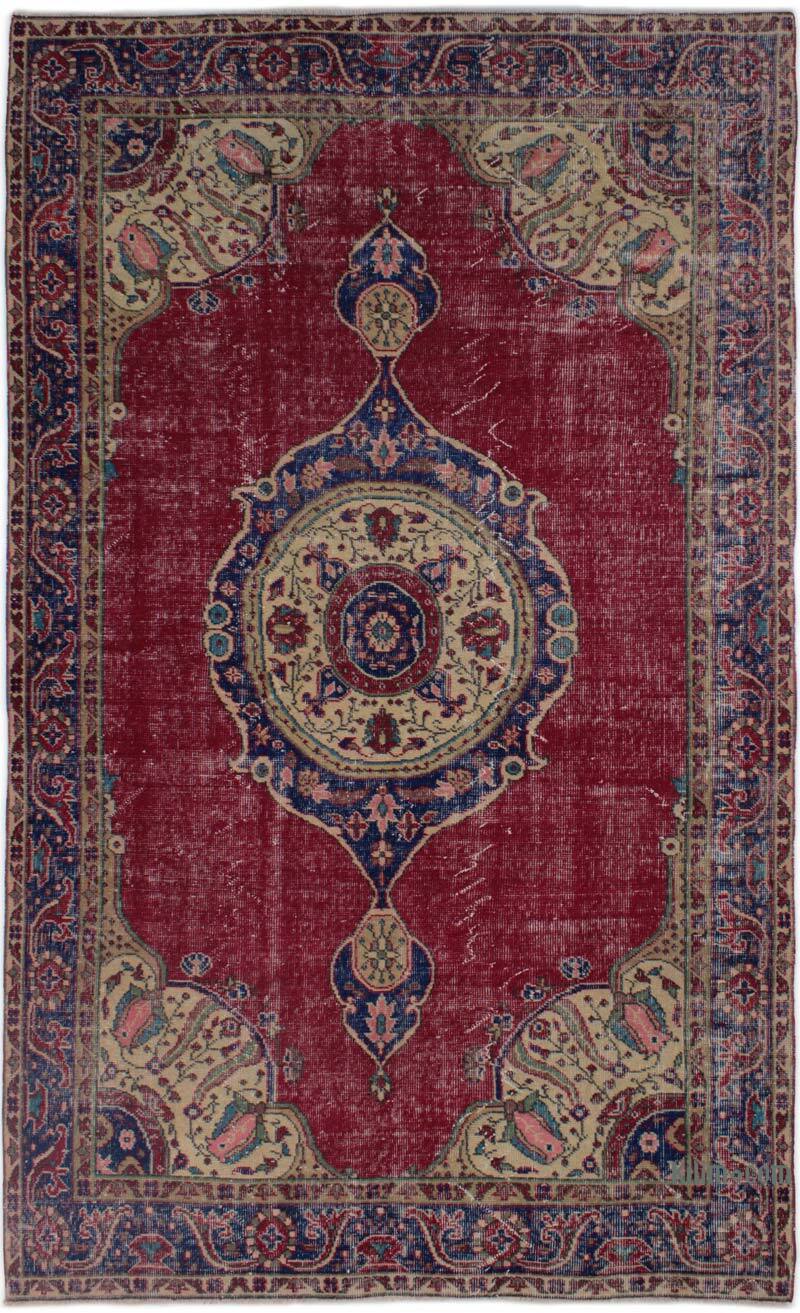 Vintage Turkish Hand-Knotted Rug - 5' 4" x 8' 10" (64" x 106") - K0082981