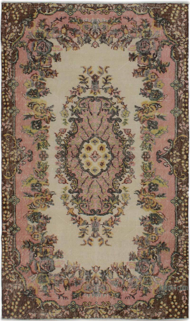 Vintage Turkish Hand-Knotted Rug - 3' 10" x 6' 4" (46" x 76") - K0082985