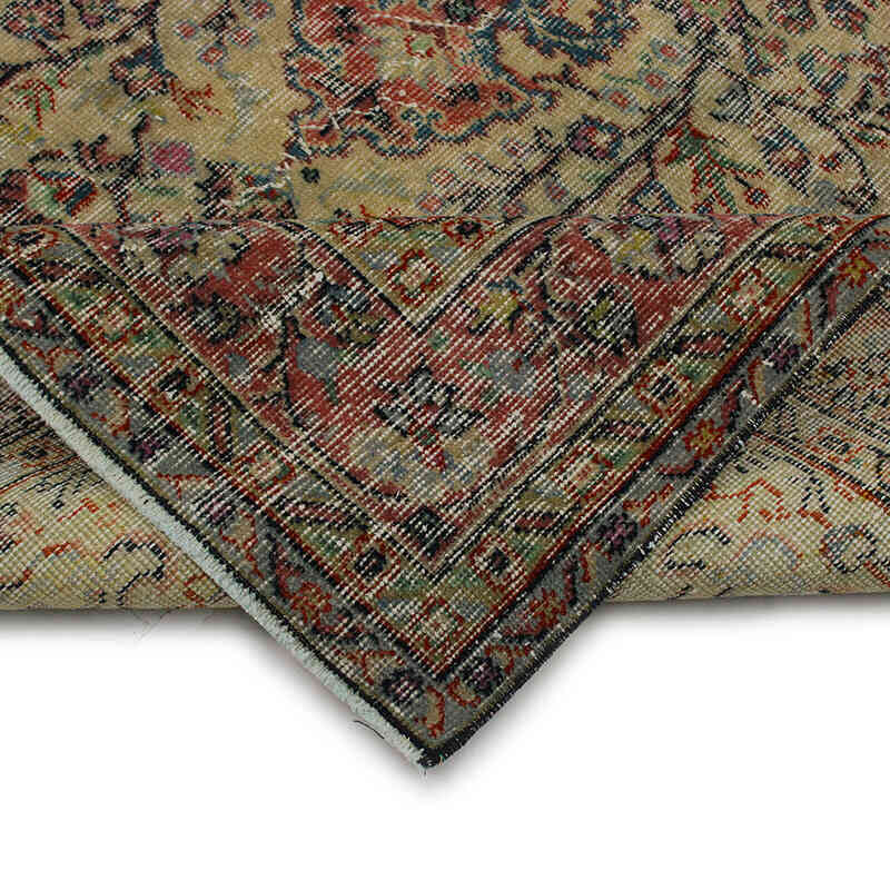 Vintage Turkish Hand-Knotted Rug - 5' 1" x 8' 11" (61" x 107") - K0082986