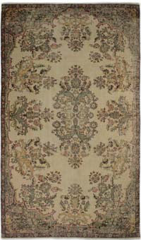 El Dokuma Vintage Halı - 175 cm x 300 cm