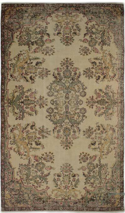 Alfombra Vintage Turca Anudada a Mano - 175 cm x 300 cm