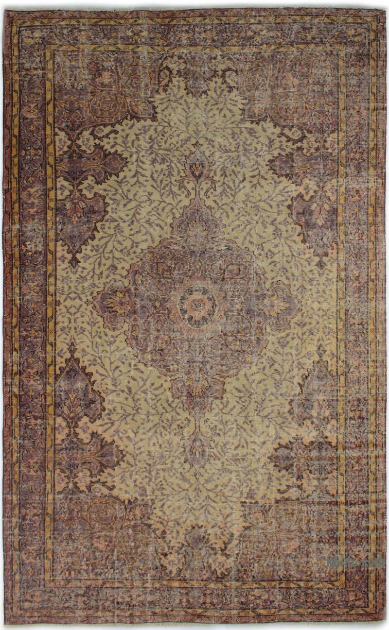 Alfombra Vintage Turca Anudada a Mano - 170 cm x 280 cm - K0082993