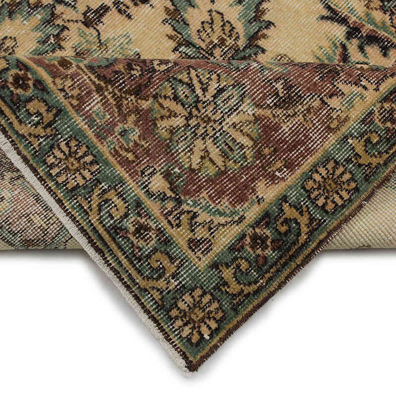Alfombra Vintage Turca Anudada a Mano - 173 cm x 274 cm - K0082996