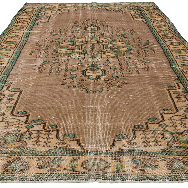 Vintage Turkish Hand-Knotted Rug - 6' 1" x 10' 4" (73" x 124") - K0082998