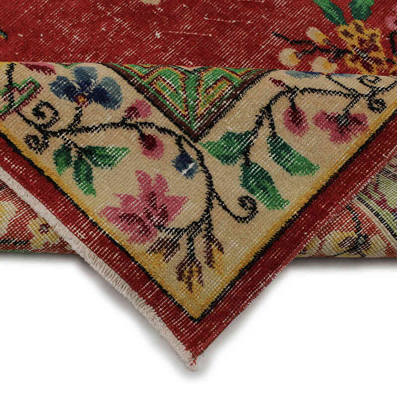 Alfombra Vintage Turca Anudada a Mano - 194 cm x 275 cm - K0083000