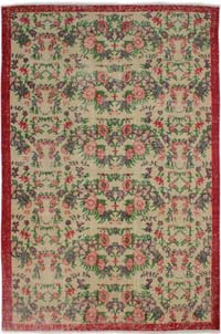 El Dokuma Vintage Halı - 161 cm x 244 cm