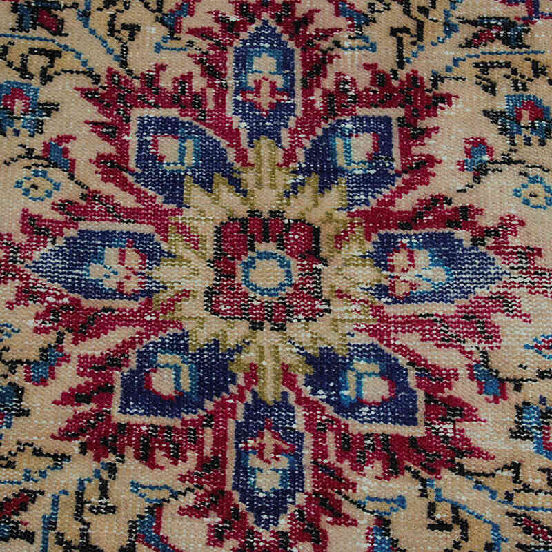 Alfombra Vintage Turca Anudada a Mano - 170 cm x 261 cm - K0083003