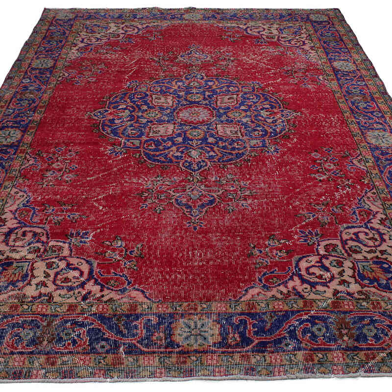 Vintage Turkish Hand-Knotted Rug - 6' 2" x 9' 7" (74" x 115") - K0083004