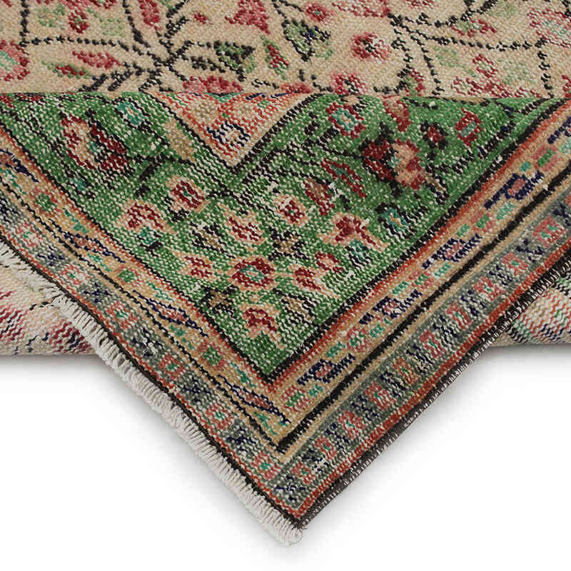 Vintage Turkish Hand-Knotted Rug - 6' 3" x 9' 3" (75" x 111") - K0083005