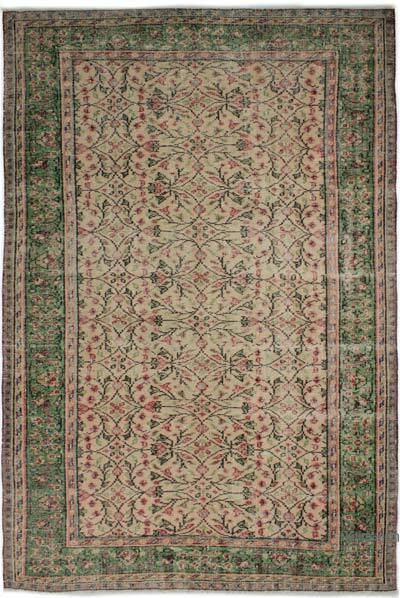 El Dokuma Vintage Halı - 190 cm x 282 cm