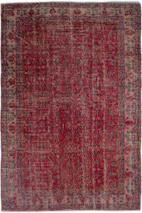 Alfombra Vintage Turca Anudada a Mano - 168 cm x 258 cm
