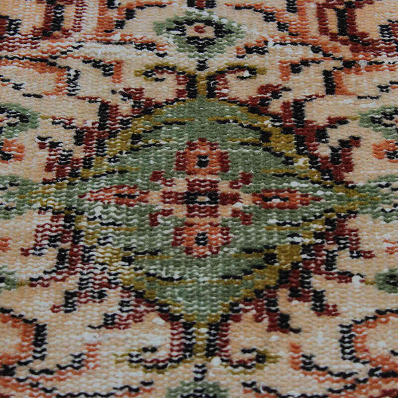 Alfombra Vintage Turca Anudada a Mano - 168 cm x 245 cm - K0083012