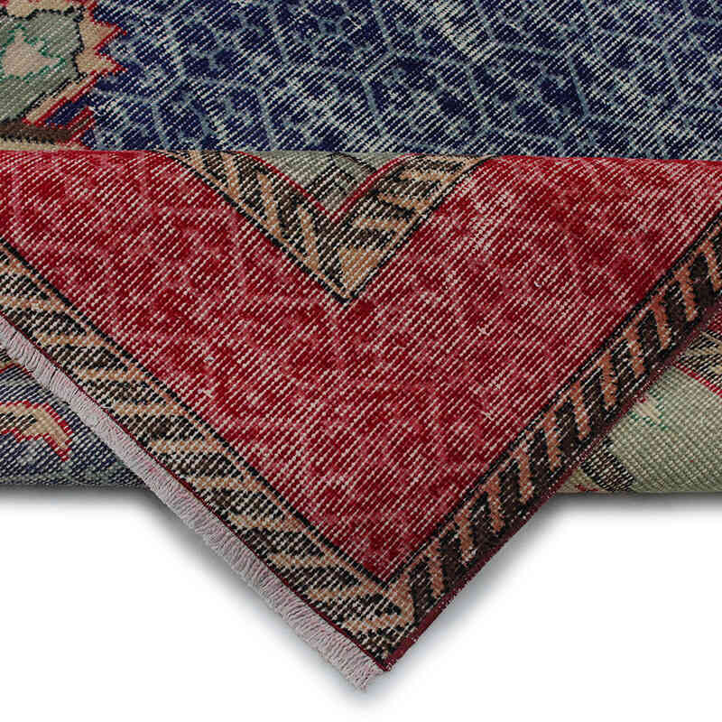 Vintage Turkish Hand-Knotted Rug - 6' 1" x 9' 2" (73" x 110") - K0083013