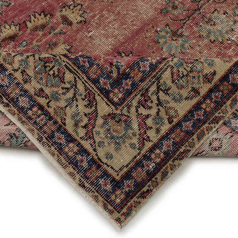 Vintage Turkish Hand-Knotted Rug - 4' 11" x 8' 4" (59" x 100") - K0083015