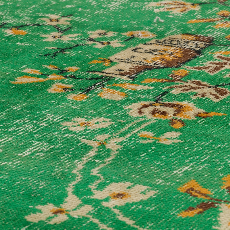 El Dokuma Vintage Halı - 164 cm x 262 cm - K0083016