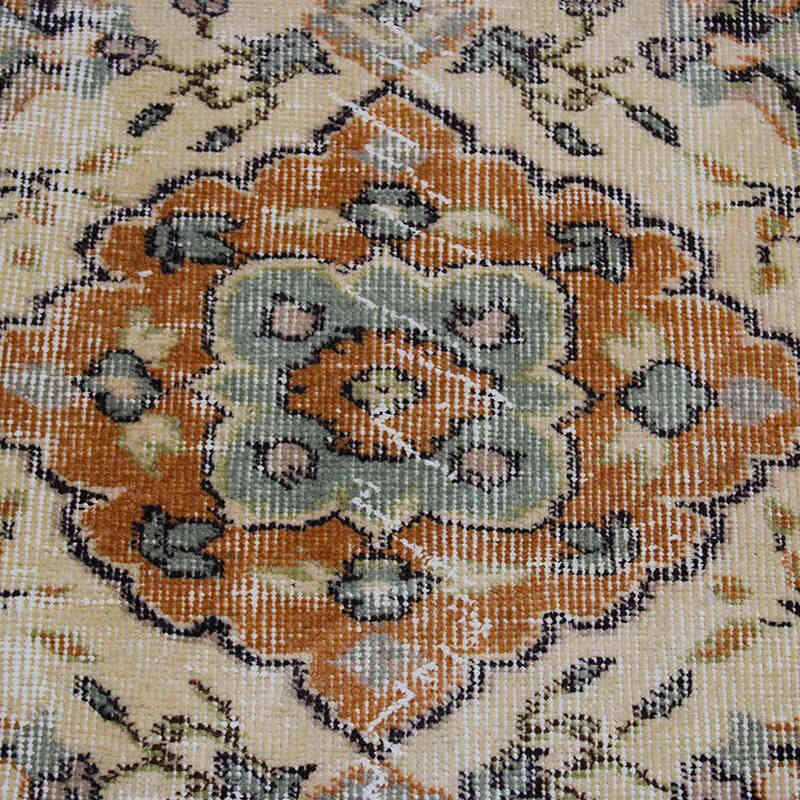 Alfombra Vintage Turca Anudada a Mano - 184 cm x 287 cm - K0083017