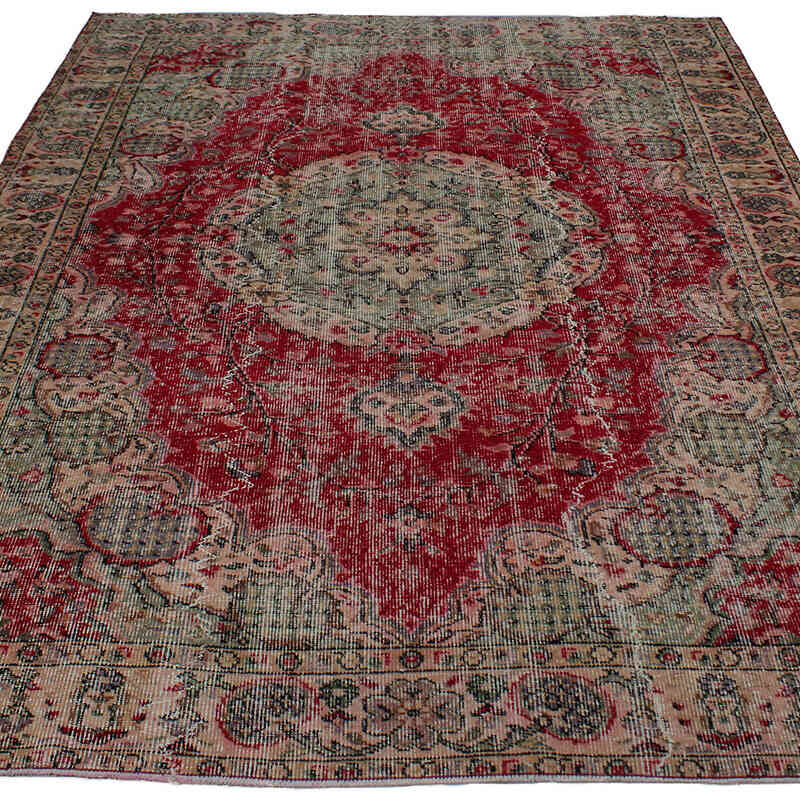 Vintage Turkish Hand-Knotted Rug - 5' 9" x 8' 3" (69" x 99") - K0083018