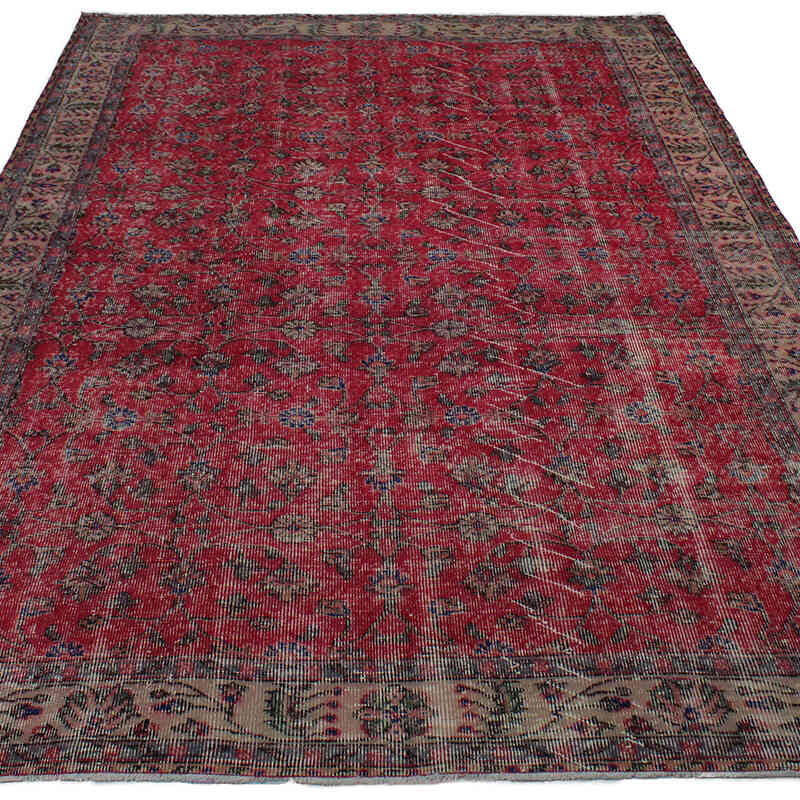 El Dokuma Vintage Halı - 171 cm x 274 cm - K0083019