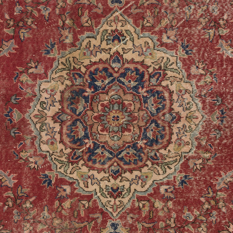 Alfombra Vintage Turca Anudada a Mano - 170 cm x 291 cm - K0083021