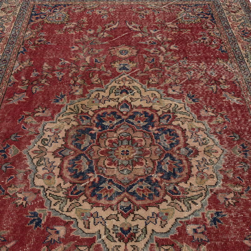 Alfombra Vintage Turca Anudada a Mano - 170 cm x 291 cm - K0083021