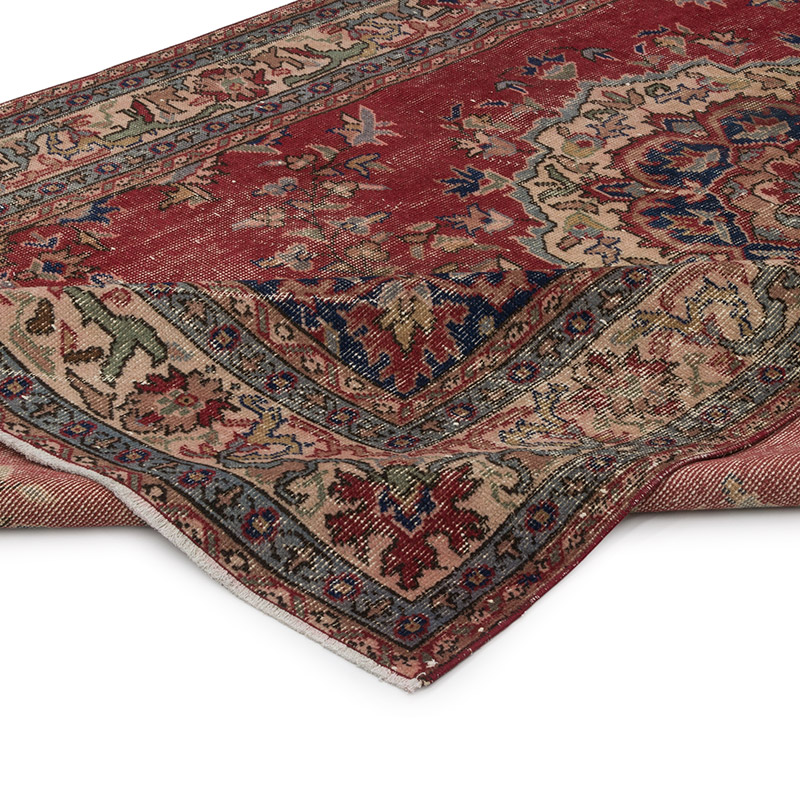 Alfombra Vintage Turca Anudada a Mano - 170 cm x 291 cm - K0083021