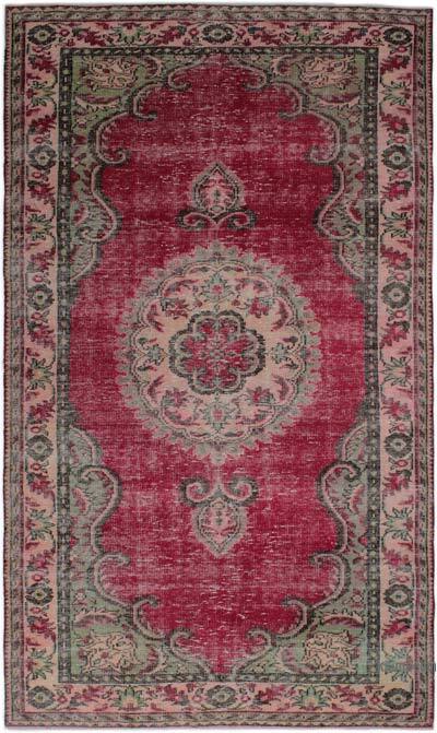 El Dokuma Vintage Halı - 156 cm x 268 cm