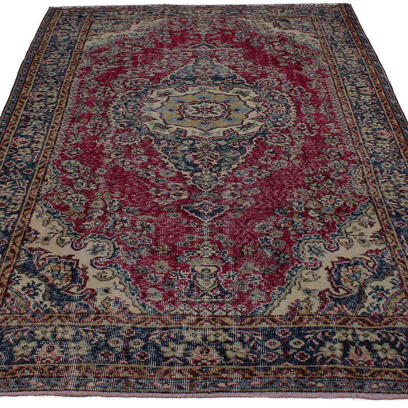 El Dokuma Vintage Halı - 171 cm x 269 cm - K0083023