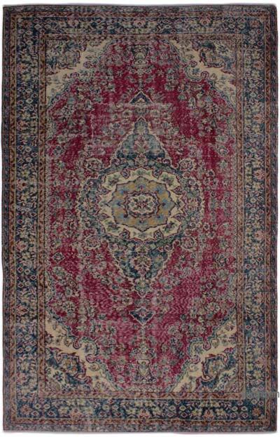 Alfombra Vintage Turca Anudada a Mano - 171 cm x 269 cm
