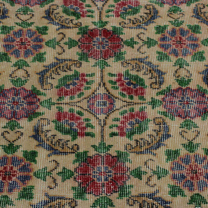Vintage Turkish Hand-Knotted Rug - 6'  x 9' 11" (72" x 119") - K0083025